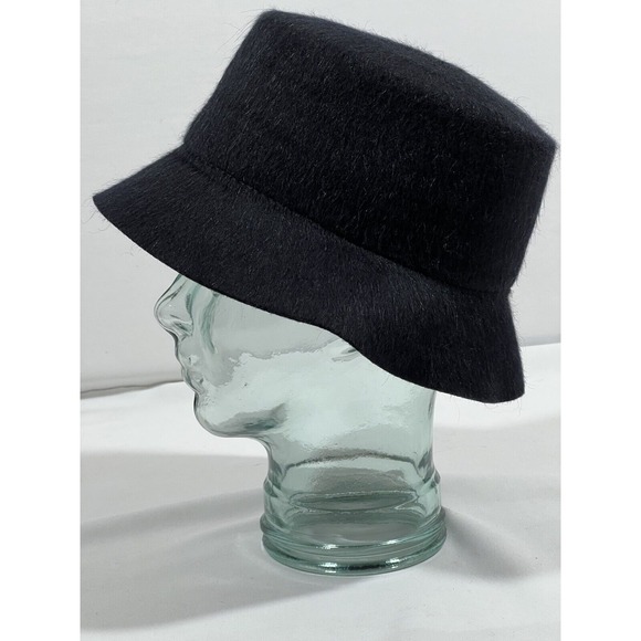 Wyeth Tenley Womens‎ Bucket Hat Black Wool Mohair One Size New main image 14